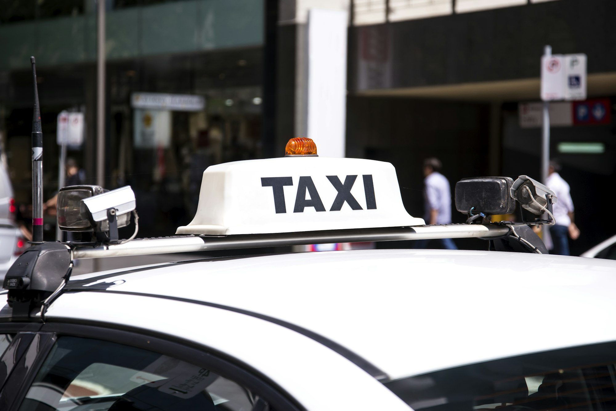 Taxi car at Ben Gurion